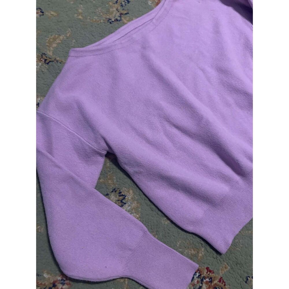 Maeve Anthropologie Light Purple Crewneck Long Sleeve Sweater, XS - Picture 3 of 5